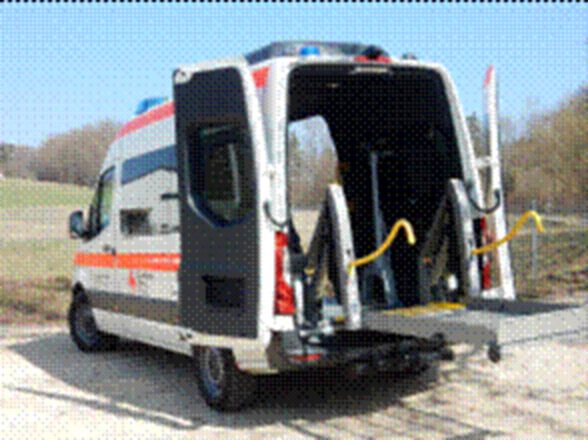 Rollstuhlbus Innenraum