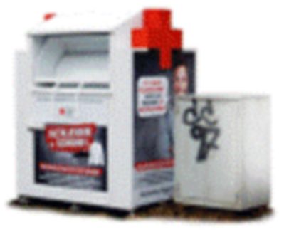 Altkleidercontainer in Bonlanden